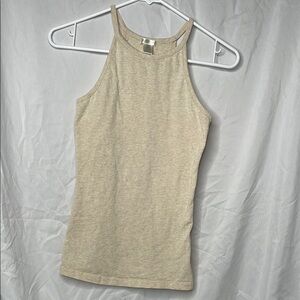 Bozzolo Tan Fitted Tank Top